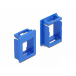DeLOCK Keystone Holder for cases 4 pieces blue