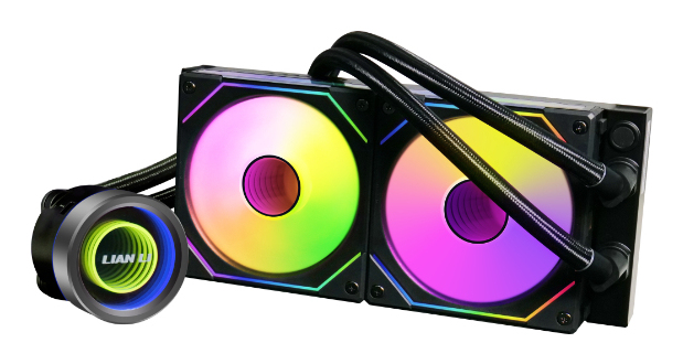GA2T24INB LIAN LI Galahad II Trinity SL-INF AIO 240mm ARGB All In One CPU Cooler - Black
