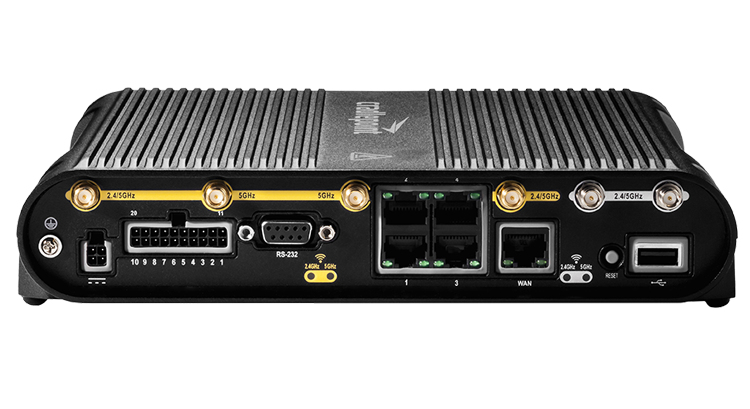 Cradlepoint IBR1700 wireless router Gigabit Ethernet Dual-band (2.4 GHz / 5 GHz) 3G 4G Black