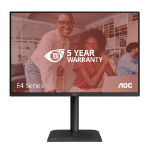 AOC E4 X24E4U computer monitor 61 cm (24") 1920 x 1200 pixels Full HD LED Black