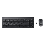 Fujitsu LX410 keyboard Mouse included RF Wireless QWERTY English Black