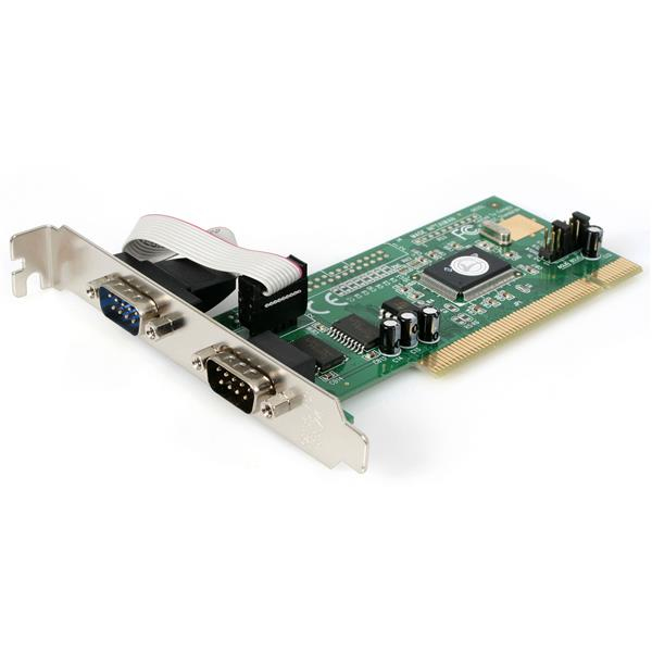 StarTech.com 2 Port PCI RS232 Serial Adapter Card with 16550 UART