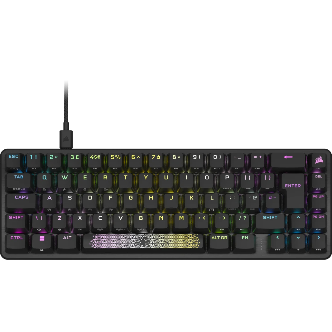 Corsair K65 PRO MINI RGB keyboard Gaming USB QWERTY UK English Black