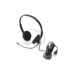 Digitus On Ear Office Headset with Noise Reduction, USB