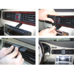 Brodit 213446 montagekit Zwart Kunststof