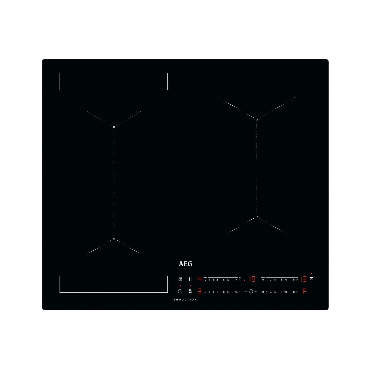Photos - Other for Computer AEG 6000 Series 60cm Induction Hob with Bridge Zone 949598193 