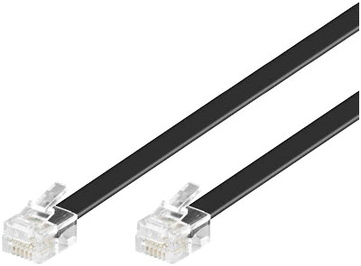 Image of Microconnect MPK106B telephone cable 6 m Black