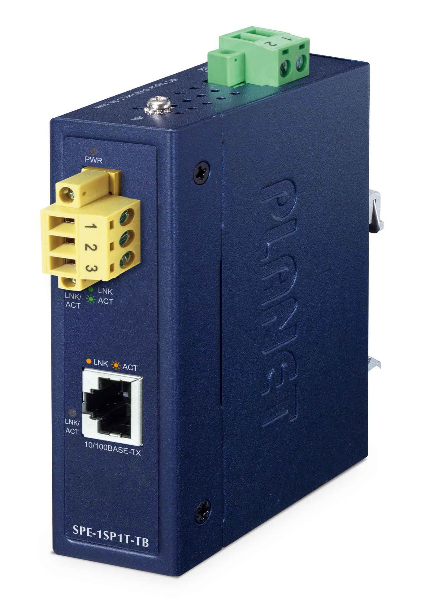 Image of PLANET IP30 Industrial 10BASE-T1L Terminal Block SPE to 10/100BASE-TX