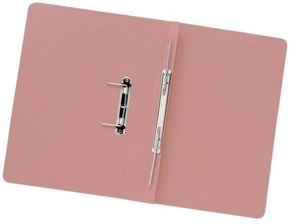 Exacompta Guildhall Transfer Spiral File 315gsm Foolscap Pink (Pack of 50) 348-PNK