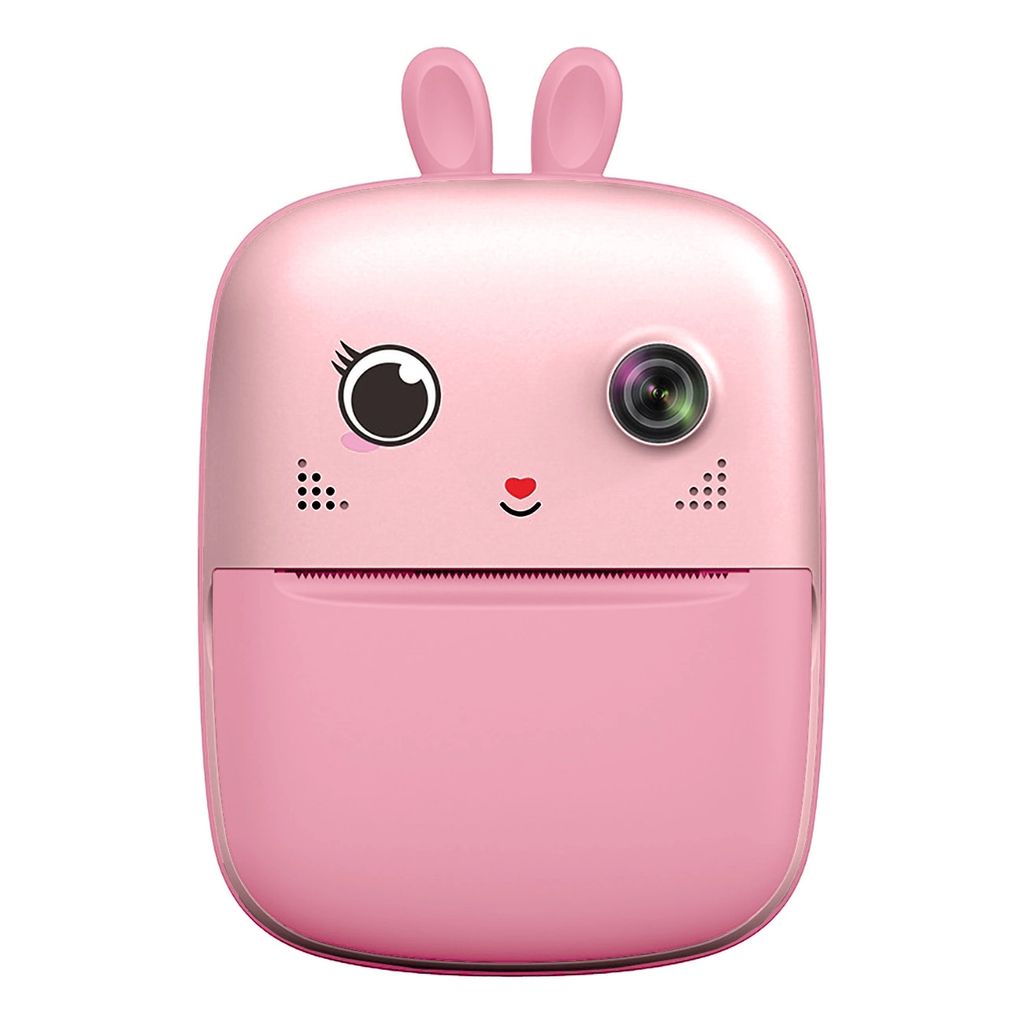 EU Product - Mini Thermal Printer for Kids with Camera and Camcorder - Pink thumbnail