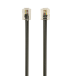 Gembird TC6P4CR-2M telefoonkabel Zwart