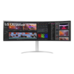 LG 49BQ95C-W computer monitor 124.5 cm (49") 5120 x 1440 pixels UltraWide Dual Quad HD White