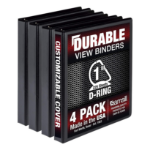 Samsill Durable ring binder A4 Black