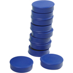 Q-CONNECT Q-CONNECT MAGNET 25MM BLUE PK10