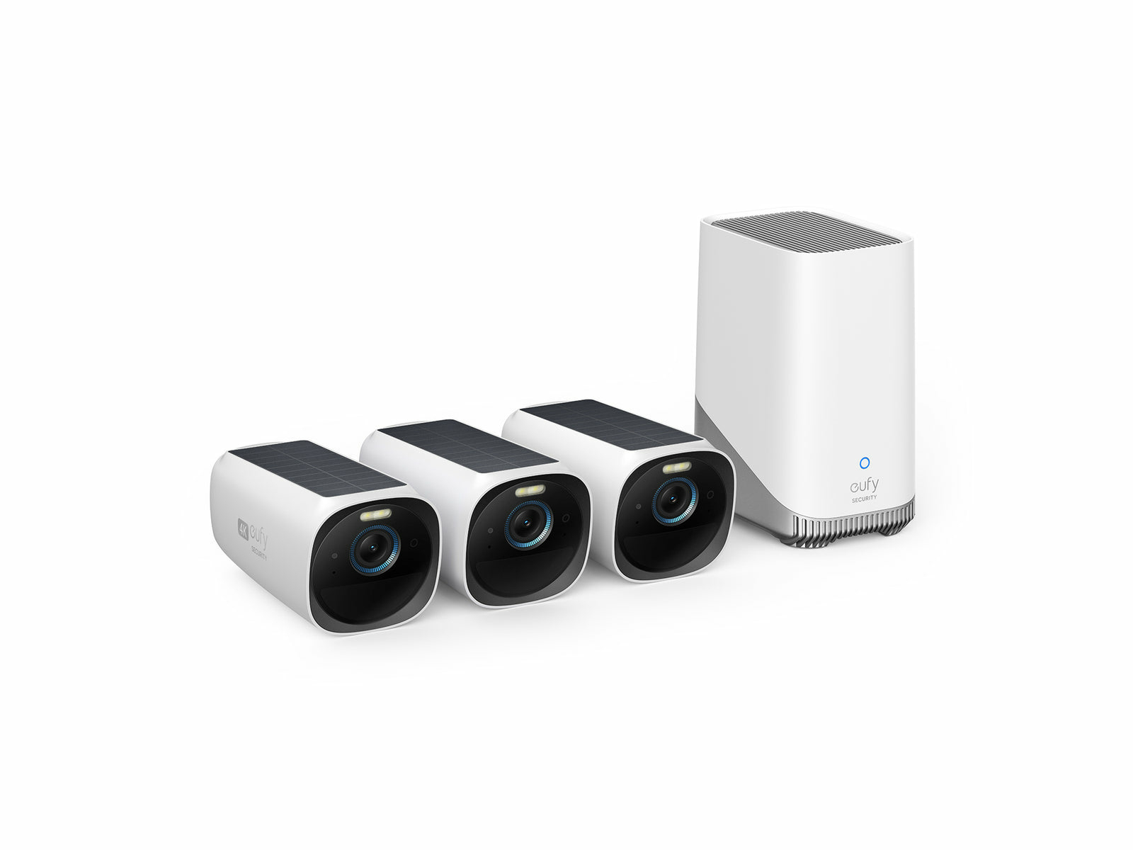 Eufy eufyCam S330 (eufyCam 3) 3-Cam Kit Box IP security camera Outdoor 3840 x 2160 pixels Wall