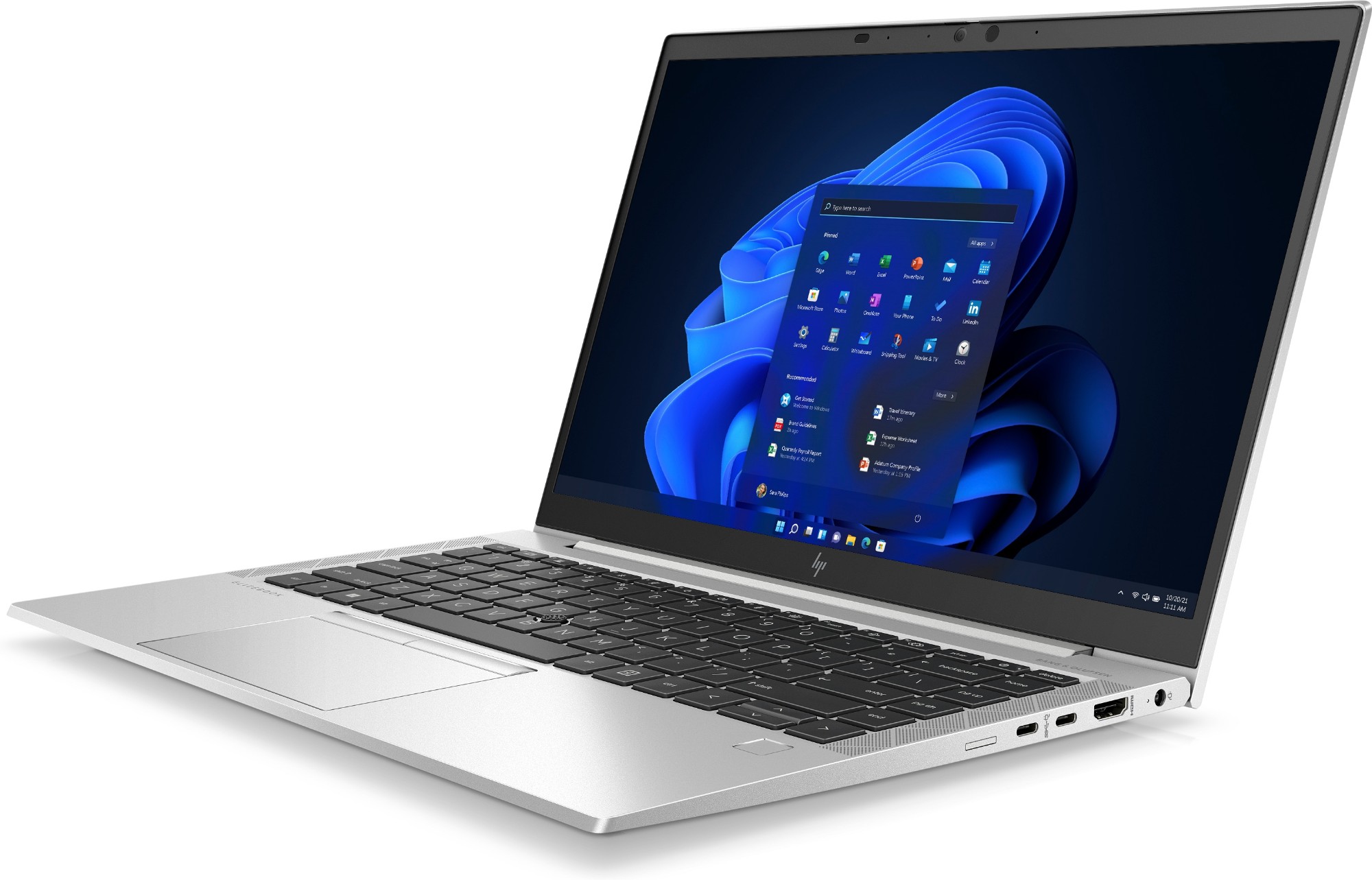 HP EliteBook 845 G8 5600U Notebook 35.6 cm (14") Full HD AMD Ryzen 5 8 GB DDR4-SDRAM 256 GB SSD Wi-Fi 5 (802.11ac) Windows 10 Pro Silver