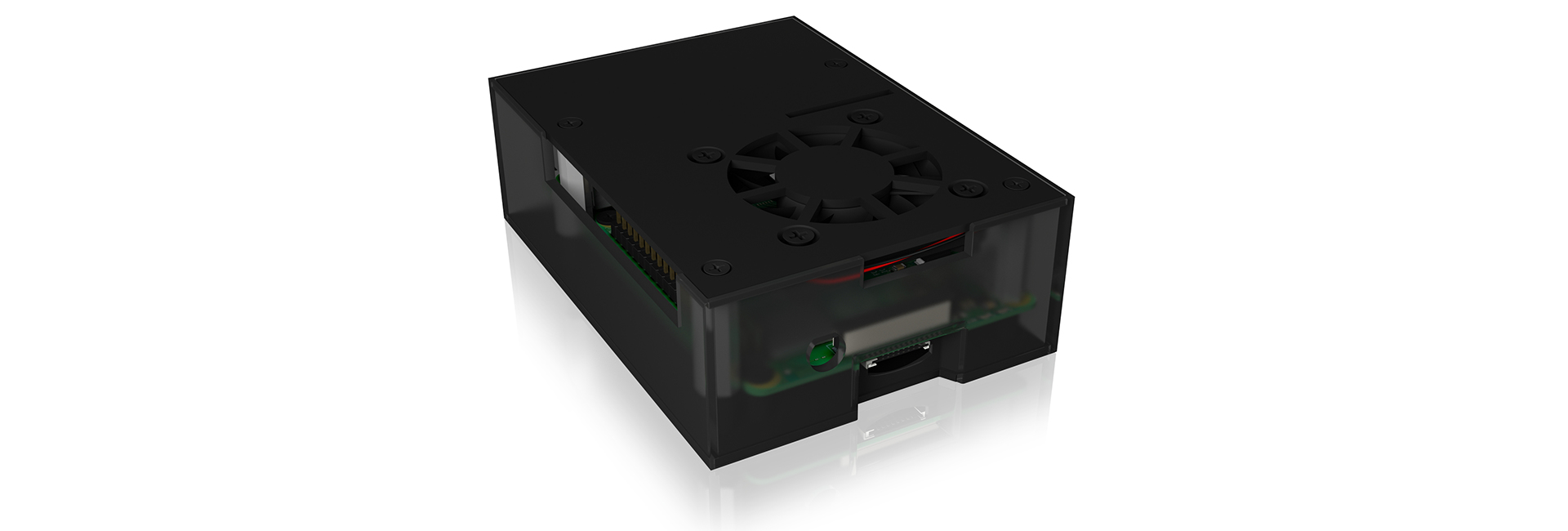Image of ICY BOX IB-RP108 Case Anthracite, Black