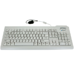 Seal Shield Silver Seal keyboard USB QWERTY US English White