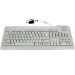 Seal Shield Silver Seal keyboard Universal USB QWERTY US English White