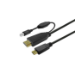 Vivolink PROUSBCHDMIUSBB10 USB cable USB 3.2 Gen 1 (3.1 Gen 1) 10 m USB C Black