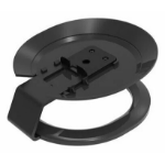 Flexson FLXE100DS1021 speaker mount Desk Acrylonitrile butadiene styrene (ABS), Steel Black