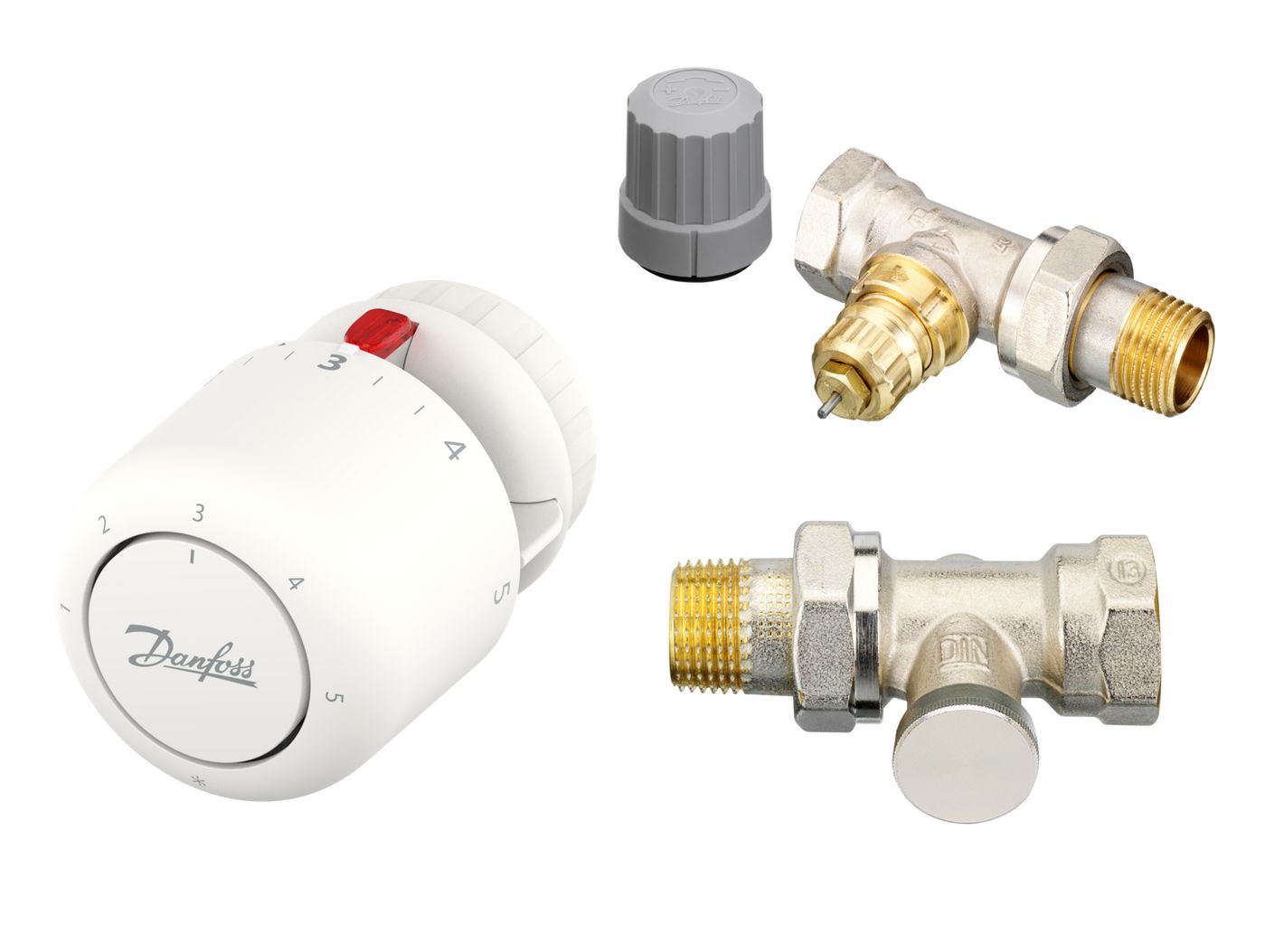 Danfoss HOME 3-piece thermostat set: