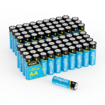 Maplin AA LR6 1.5V Alkaline Batteries 7 Year Shelf Life High Performance - Pack of 80