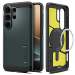 Spigen Tough Armor (Magfit) mobiele telefoon behuizingen 17,5 cm (6.9") Hoes Donkergroen