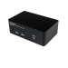 StarTech.com Conmutador Switch KVM - 2 puertos USB 2.0 - Audio Vídeo DisplayPort 2 Monitores
