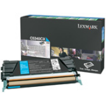 Lexmark C5340CX Toner-kit cyan extra High-Capacity return program, 7K pages/5% for Lexmark C 534