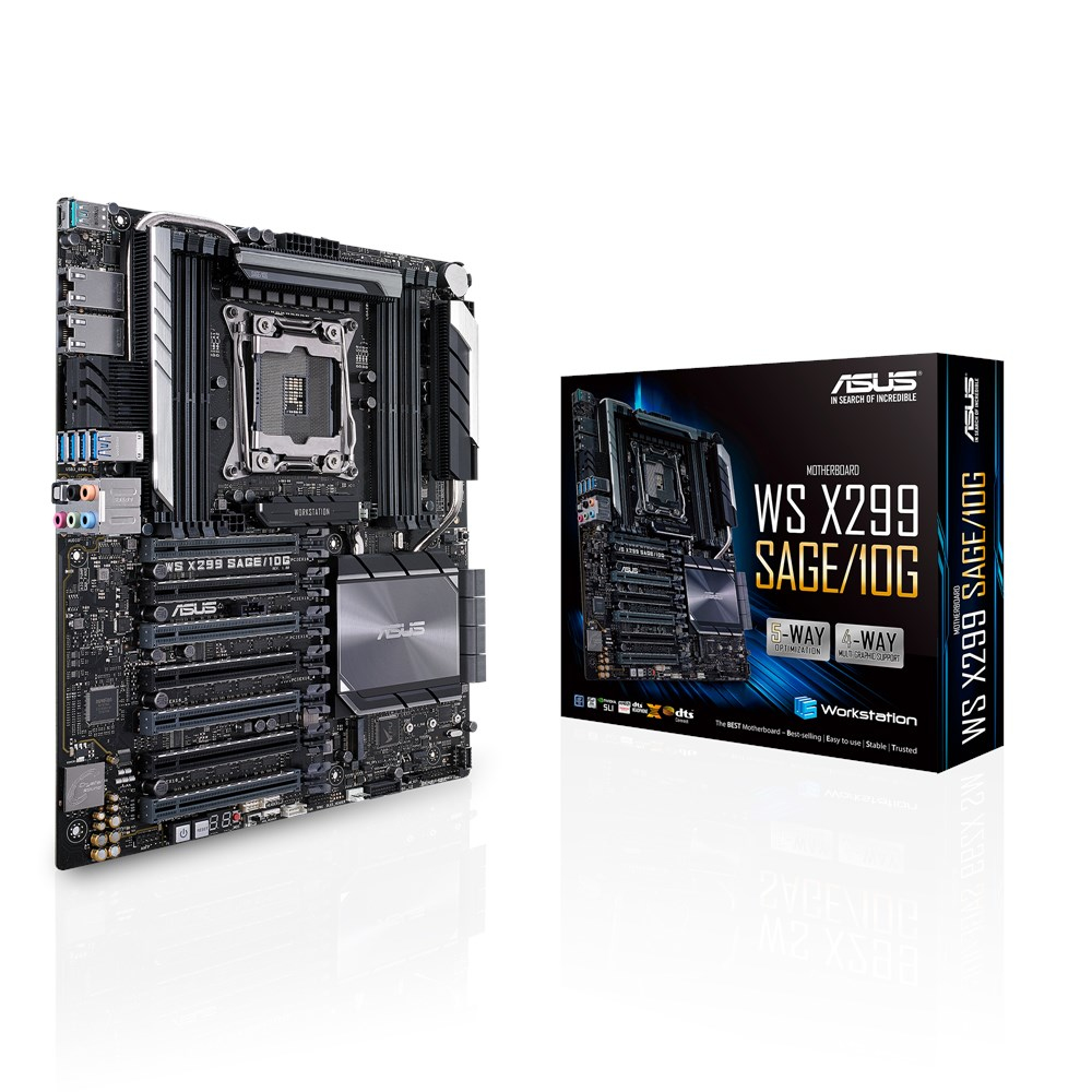 Image of ASUS WS X299 SAGE/10G Intel® X299 LGA 2066 (Socket R4) SSI CEB