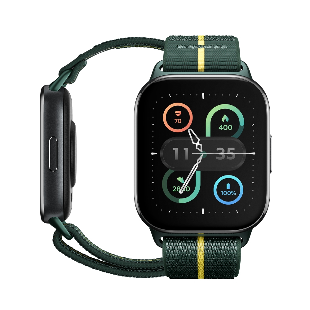 Motorola moto watch fit 4.83 cm (1.9") OLED 44.5 mm Digital Touchscreen Green, Grey GPS (satellite)