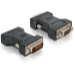 DeLOCK VGA 15pin F > DVI 24+5 M DVI-I 15pin VGA Black