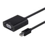 Monoprice 12786 video cable adapter VGA (D-Sub) Mini DisplayPort Black