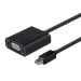 Monoprice 12786 video cable adapter VGA (D-Sub) Mini DisplayPort Black