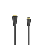 Hama 00205167 HDMI cable 0.1 m HDMI Type C (Mini) HDMI Type A (Standard) Black