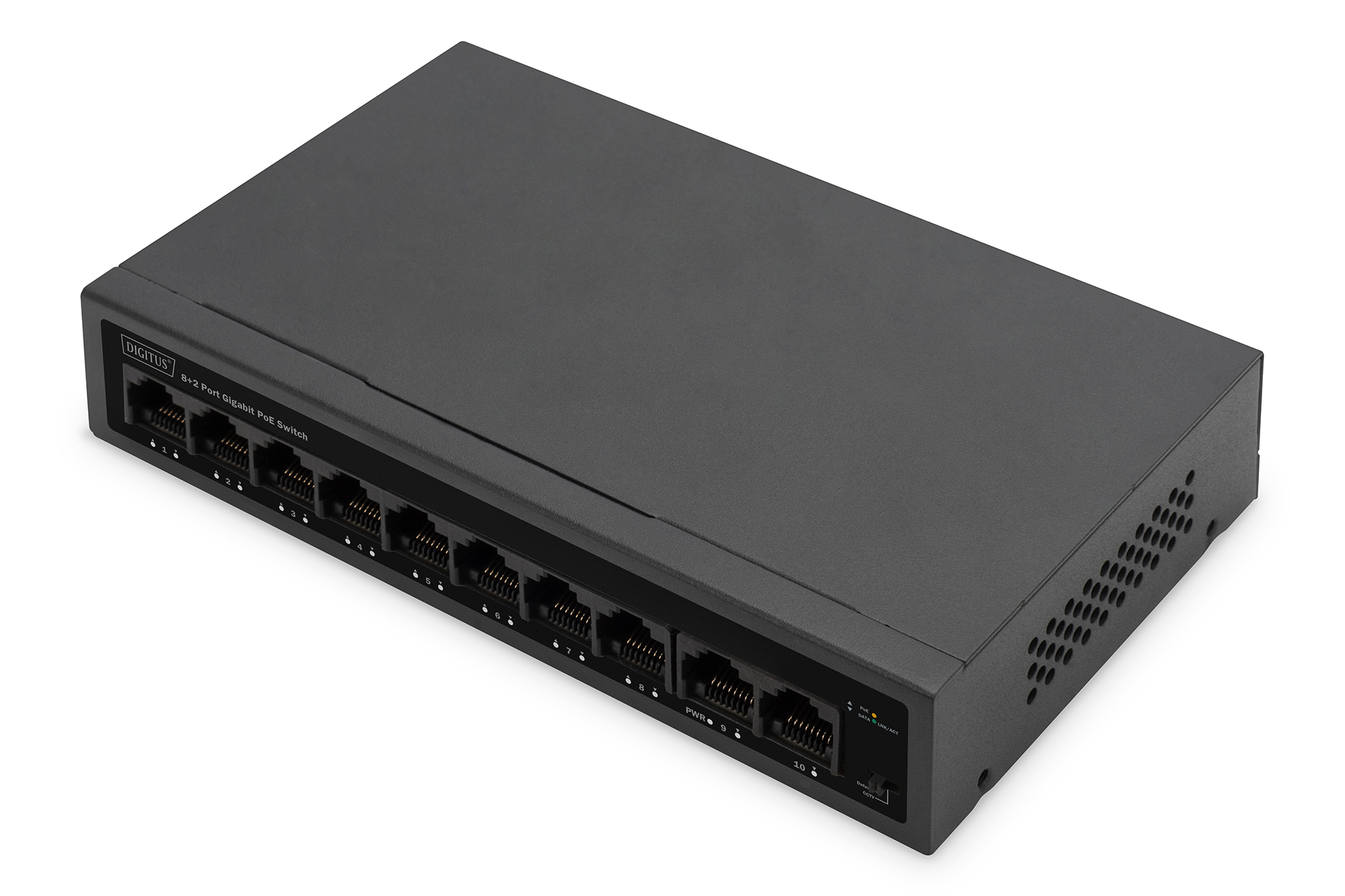 Image of Digitus 8- Port Gigabit PoE Networkswitch, Desktop, unmanaged, 60...