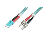 Digitus DK-2531-05/3 InfiniBand en Glasvezelkabel 5 m LC ST I-VH Aqua-kleur