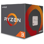 AMD Ryzen 3 1200 Desktop Processor with Wraith Stealth Cooler (YD1200BBAEBOX)