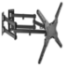 ProperAV Heavy Duty Swing Arm Corner TV Wall Bracket  23"- 55" VESA Max 400x400 Black