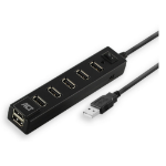 ACT USB hub 7 poorts, aan/uit-schakelaar