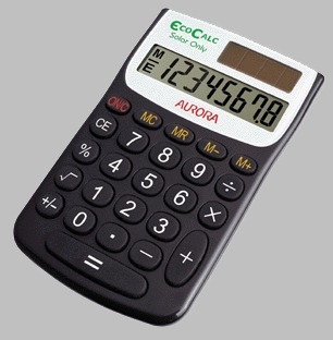 Image of Aurora EC101 calculator Pocket Basic Black