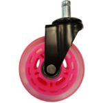 LC-Power LC-CASTERS-7BP-SPEED office/computer chair part Pink Plastic, Rubber Castor wheels