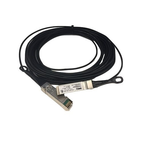 Photos - Cable (video, audio, USB) Dell 470-ABLV InfiniBand/fibre optic cable 2 m SFP+ Black 