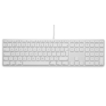 LMP 18491 keyboard Office USB QWERTY Northwest Africa Silver