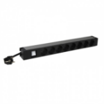 Middle Atlantic 19 Inch PDU LCS3 - 1 U - 8 Outlets X 2P+E - German Standard - 1 Luminous Switch