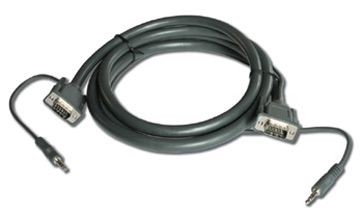 Kramer Electronics C-GMA/GMA-75 VGA-kabel 22,9 m VGA (D-Sub) Svart