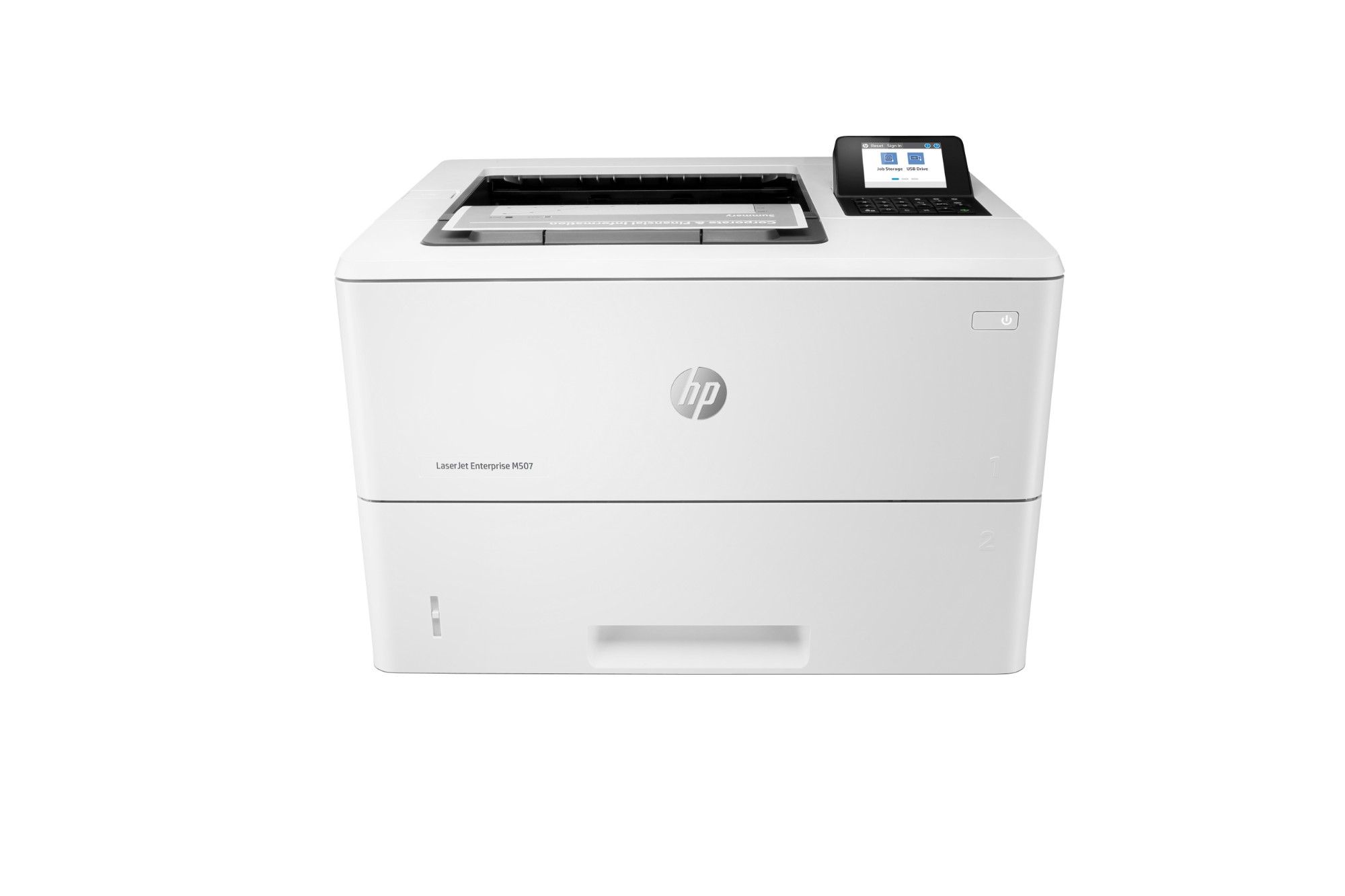 Hp Black/White Laserjet Enterprise M507x Wireless And Printer. Duplex