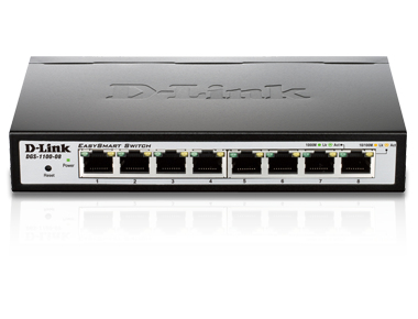 D-Link DGS-1100-08 Managed network switch Black network switch