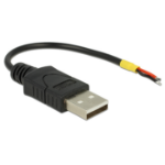 DeLOCK 85250 USB cable 0.1 m USB 2.0 USB A Black